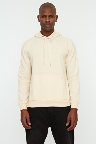 Trendyol Collection Sweatshirt - Beige - Regular fit - Trendyol