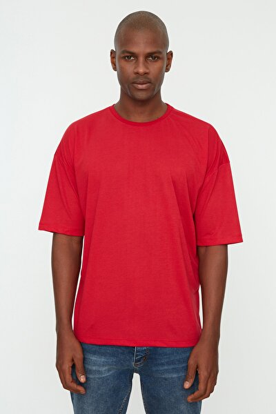 T-Shirt - Rot - Oversized
