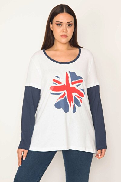 Plus Size Blouse - White - Regular fit