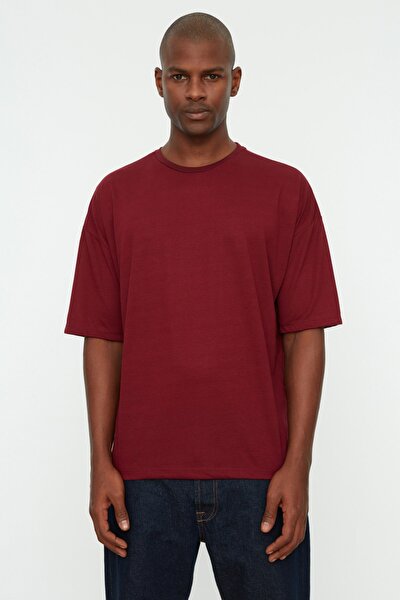 T-Shirt - Burgundy - Oversize