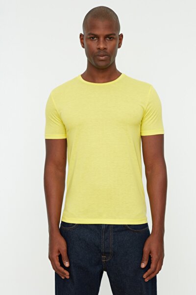 T-Shirt - Yellow - Regular fit