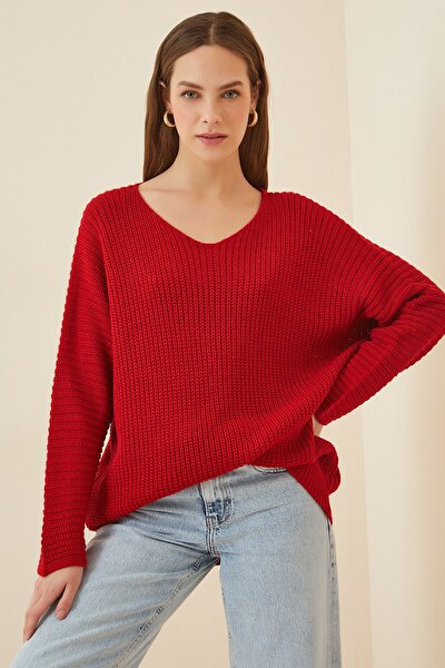 Pullover - Rot - Oversized