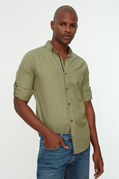 Hemd - Grün - Slim Fit