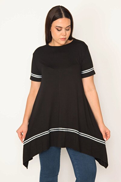 Plus Size Tunic - Black - Relaxed fit