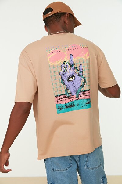 T-Shirt - Beige - Regular Fit