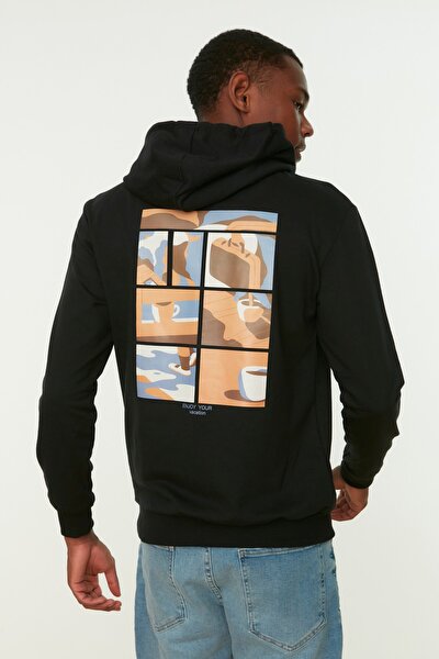 Sweatshirt - Schwarz - Regular Fit