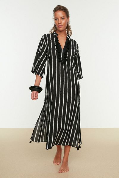 Kimono & Kaftan - Schwarz - Relaxed Fit