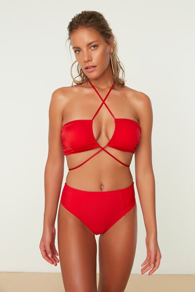 Bikini-Hose - Rot - Unifarben