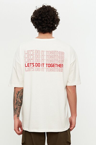 T-Shirt - Ecru - Oversized