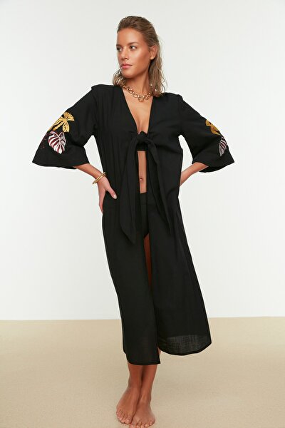 Kimono & Kaftan - Schwarz - Regular Fit