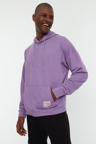 Sweatshirt - Lila - Oversized