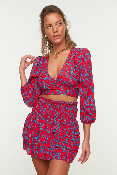 Two-Piece Set - Red - Regular fit