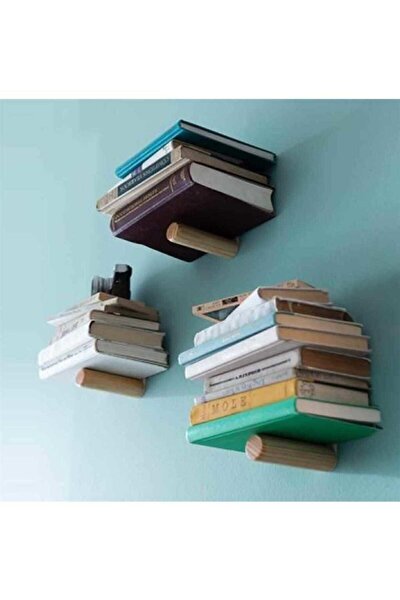 svava 3 adet sihirli duvar kitap tutucu metal dekoratif duvar kitaplik modeli fiyati yorumlari trendyol