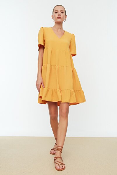 Dress - Yellow - Shift