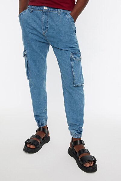 Jeans - Navy blue - Joggers