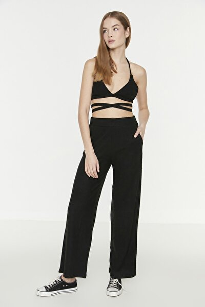 Pants - Black - Loose