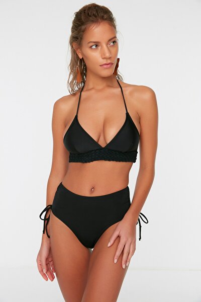 Bikini-Hose - Schwarz - Unifarben