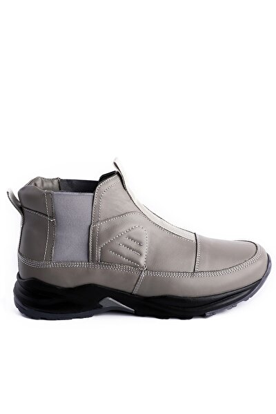 Ankle Boots - Gray - Flat