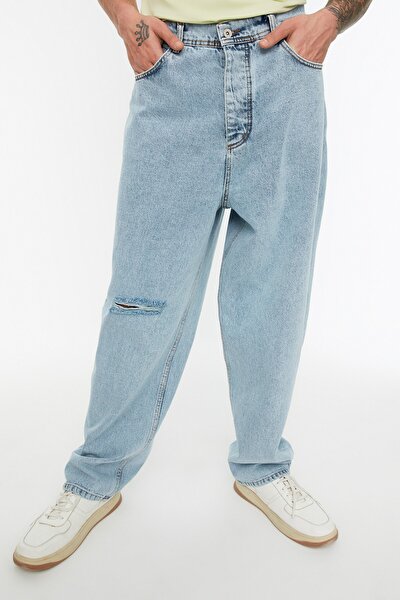 Jeans - Blue - Wide leg
