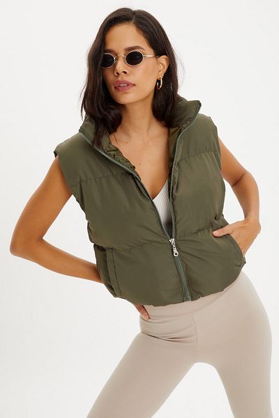 Weste - Khaki - Puffer