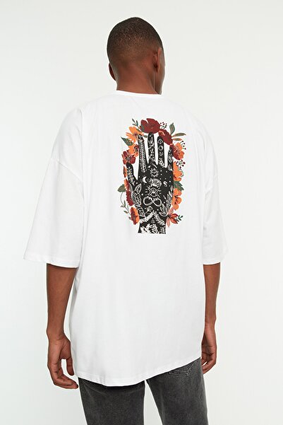 T-Shirt - Weiß - Oversized