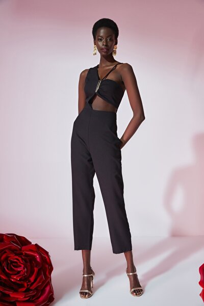 Jumpsuit - Black - Fitted
