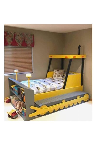 Setay Kirmizi Mercedes Full Ledli Arabali Yatak Takimi Formula Genc Odasi Fiyati Yorumlari Trendyol