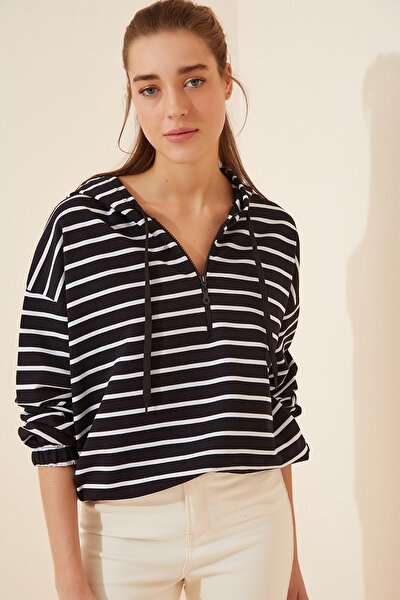Sweatshirt - Schwarz - Regular Fit