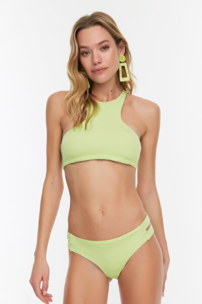 Bikini-Hose - Grün - Unifarben