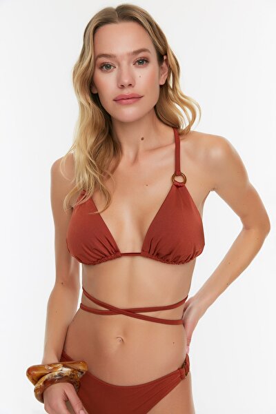 Bikini Top - Brown - Plain