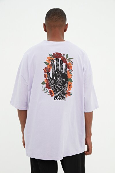 T-Shirt - Lila - Oversized