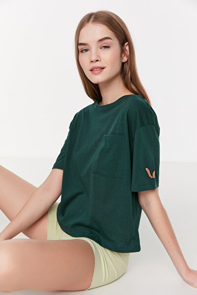 T-Shirt - Grün - Figurbetont