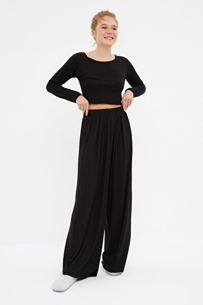 Pajama Set - Black - Plain