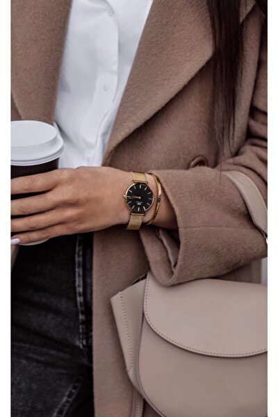 Daniel Wellington Kad n Siyah Saat Iconic Link Ceramic 28 mm