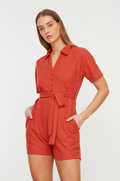 Jumpsuit - Braun - Regular Fit