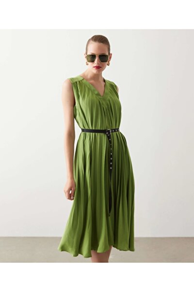 Dress - Green - Basic