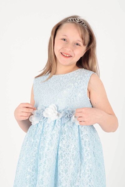 Kleid - Blau - A-Linie
