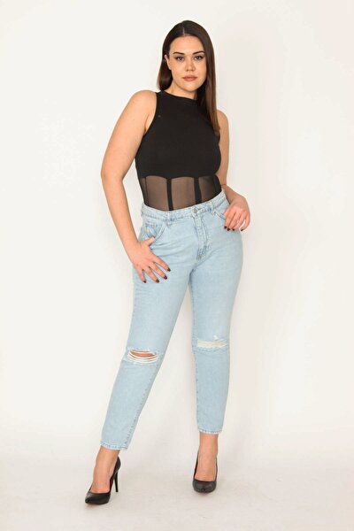 Plus Size Jeans - Blue - Slim