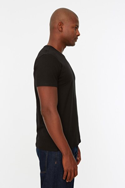 T-Shirt - Black - Slim fit