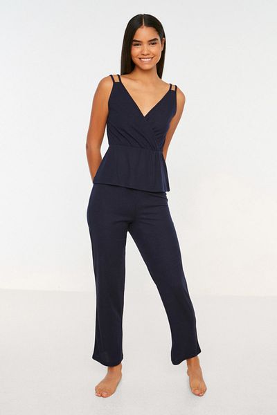Pajama Set - Navy blue - Plain
