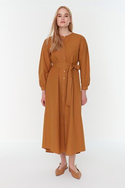 Dress - Brown - Skater