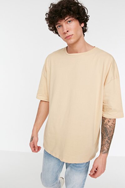 T-Shirt - Beige - Oversize