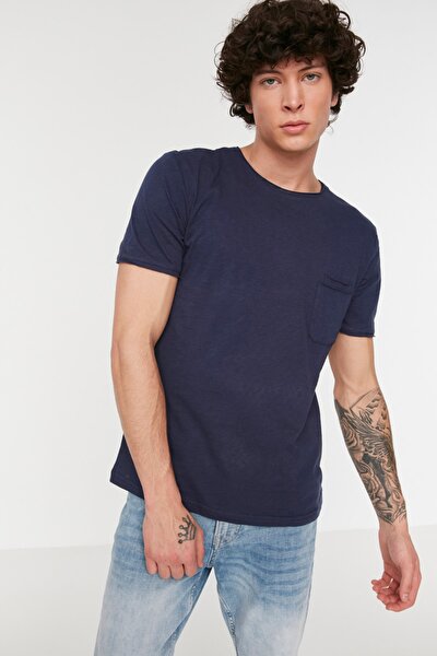 T-Shirt - Navy blue - Slim fit