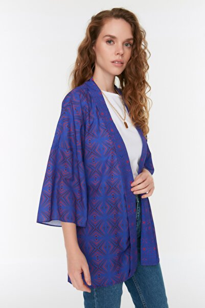 Kimono & Kaftan - Dunkelblau - Regular Fit