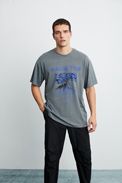 T-Shirt - Gray - Oversize