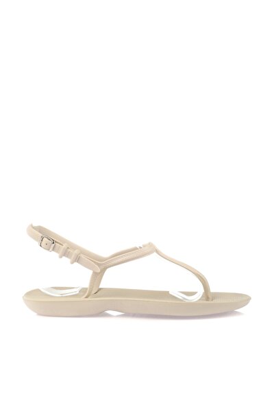 Sandalette - Beige - Flacher Absatz