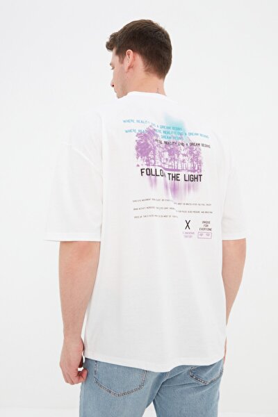 T-Shirt - Weiß - Oversized