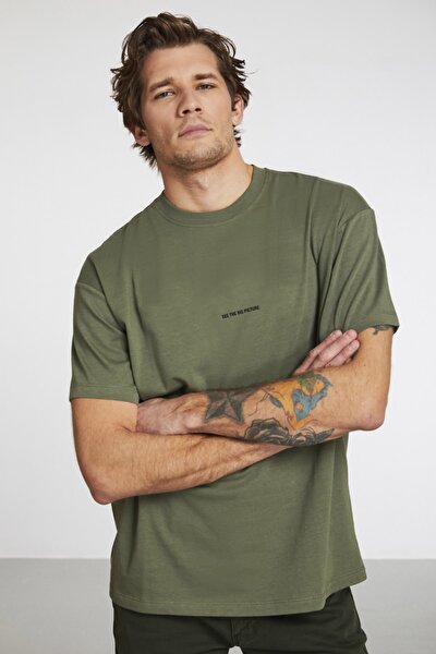T-Shirt - Khaki - Oversize