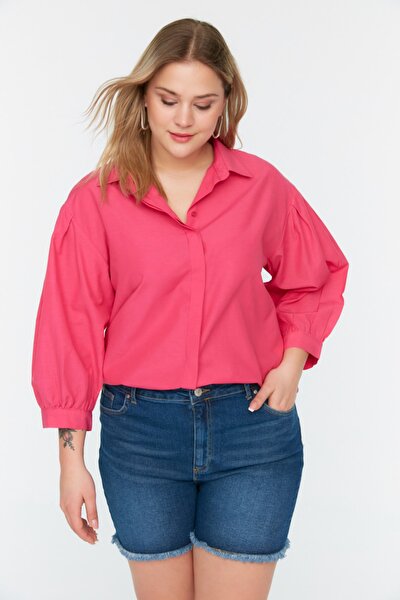 Plus Size Shirt - Pink - Relaxed fit