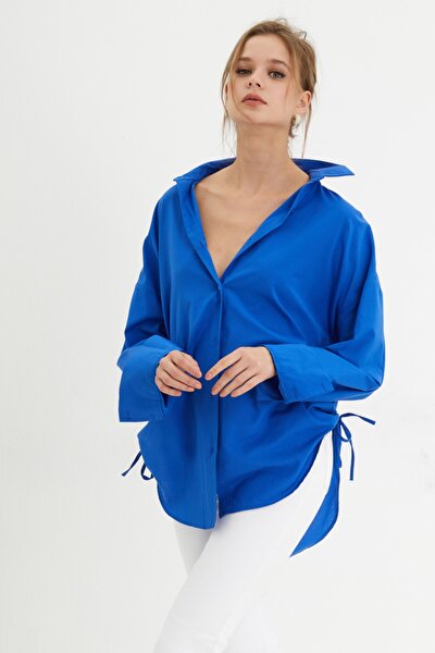 Shirt - Navy blue - Oversize